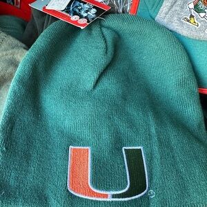 Green Miami Hurricanes toboggan
